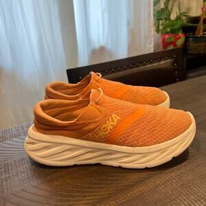 Hoka Ora recovery shoe 2 orange size 9 women